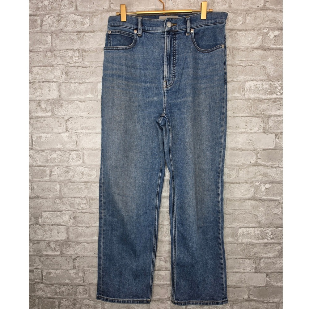 Everlane The Way-High Jean Straight Leg High Rise Denim Minimalist Classic 28R